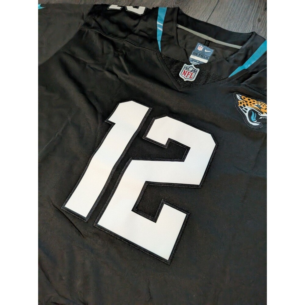 Travis Hunter #12 BLACK Jacksonville Jaguars Stitched Football Jersey XL - Picture 4 of 4